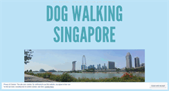 Desktop Screenshot of dogwalkingsingapore.com